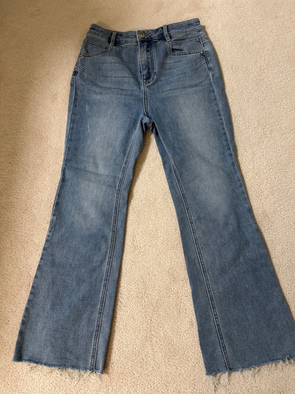 Women's Cropped Flared Jeans